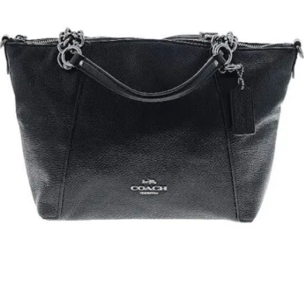 Coach Black Leather Women's Bag